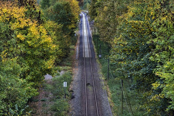 Single-track railway line