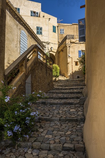 Medieval mountain village on the coast