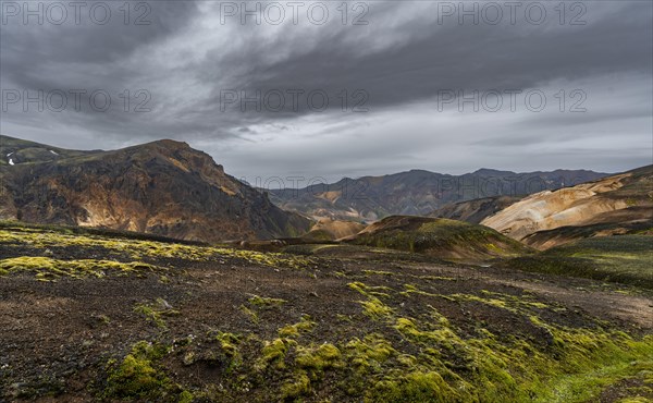 Colourful Rhyolite Mountains