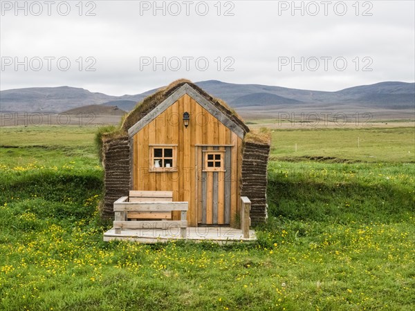 Small sod house