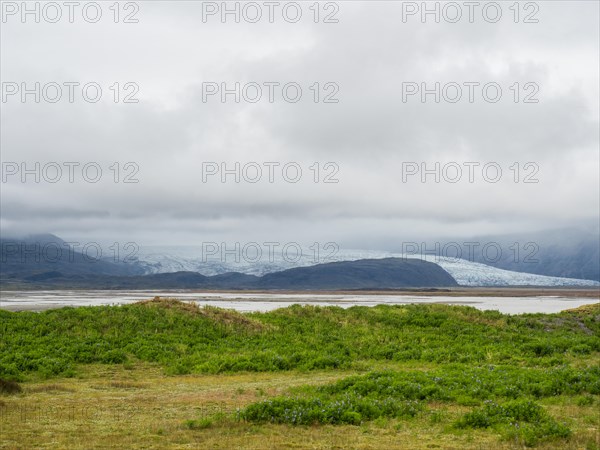 Foothills of the Vatnajoekull glacier