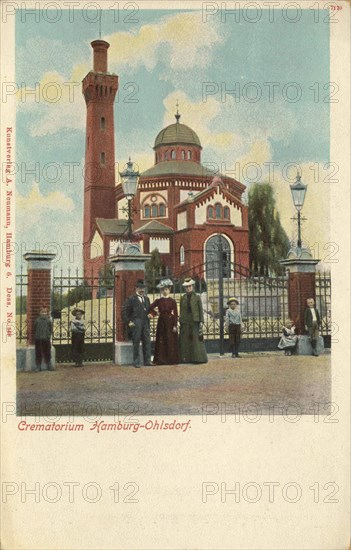 Crematorium in the district of Ohlsdorf