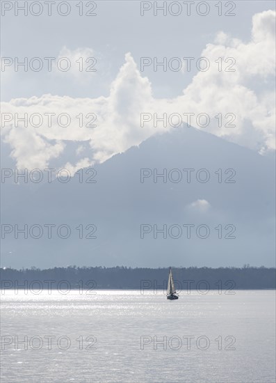 Sailing boat on Lake Constance