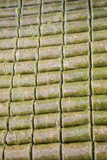 Turkish traditional desert sweets at the Market