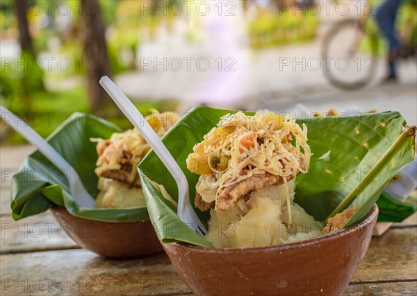 The vigoron typical food of Granada