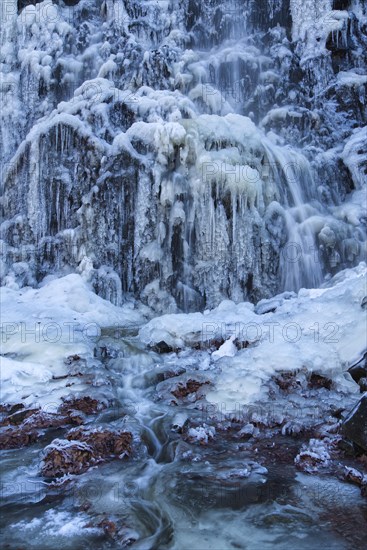 Icy Radau waterfall