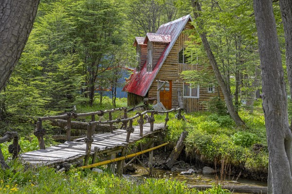Wooden home in Ushuaia Argentina