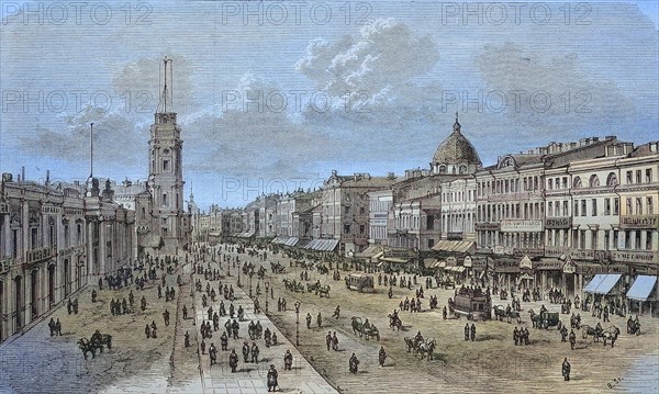 The Nevsky Prospect in St. Petersburg