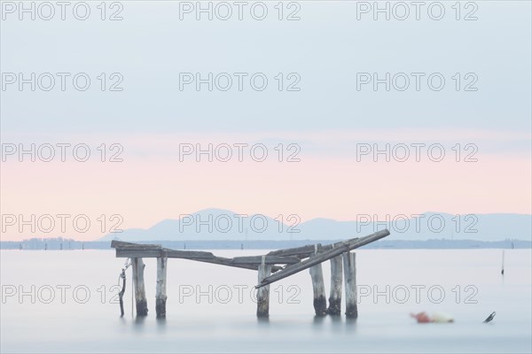 Sunset off the coast of Isola di Pellestrina