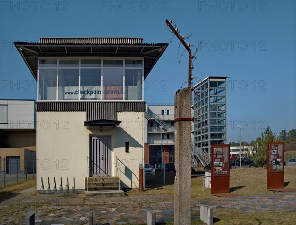 Former GDR watchtower at Checkpoint Bravo