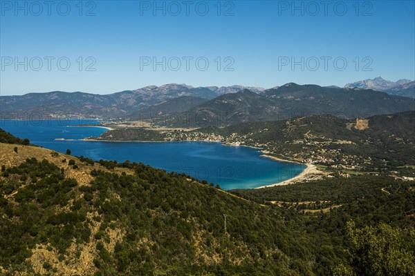 Beach and mountains