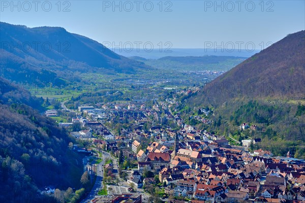 View from Michelskaeppele over Bad Urach