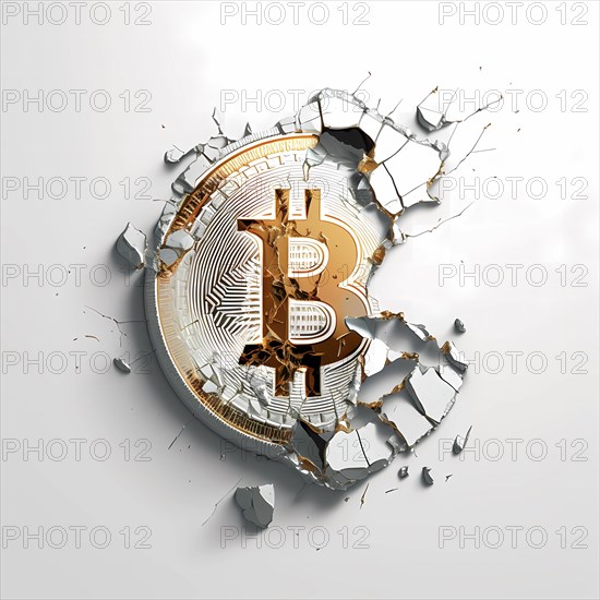 Decline in value of bitcoin and digital currency