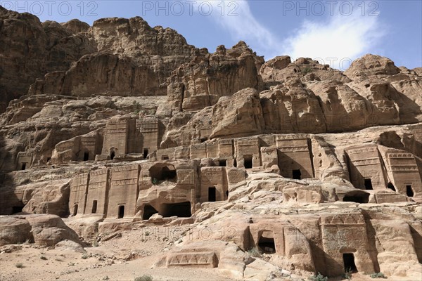 Abandoned rock city of Petra