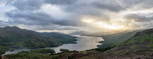 View over Loch Katrine from Ben Aan