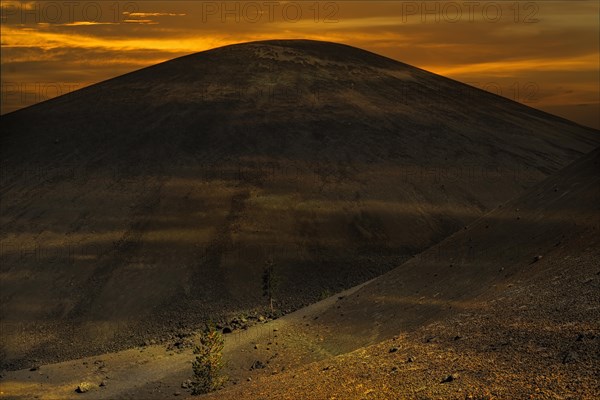 Sunset at Cinder Cone in Lassen Volcanic National Park
