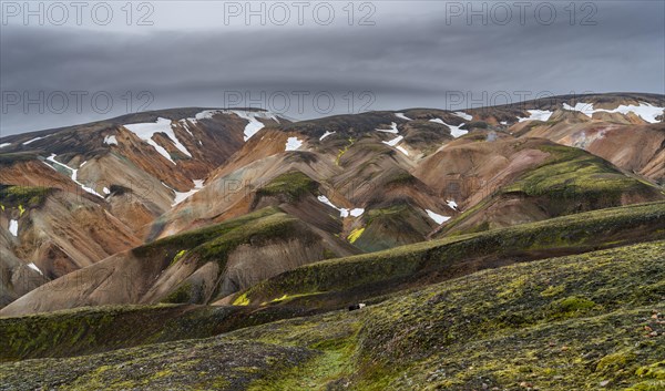 Colourful Rhyolite Mountains