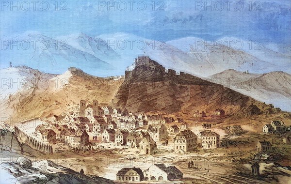 City and fortress of Belfort after the handover on 18 February 1871