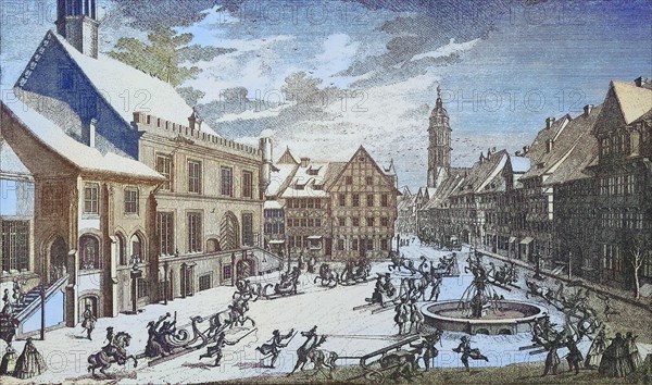 The Market Place of Goettingen