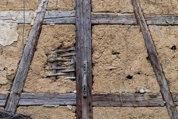 Old half-timbered wall