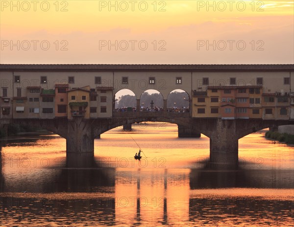 Ponte Veccio in the sunset