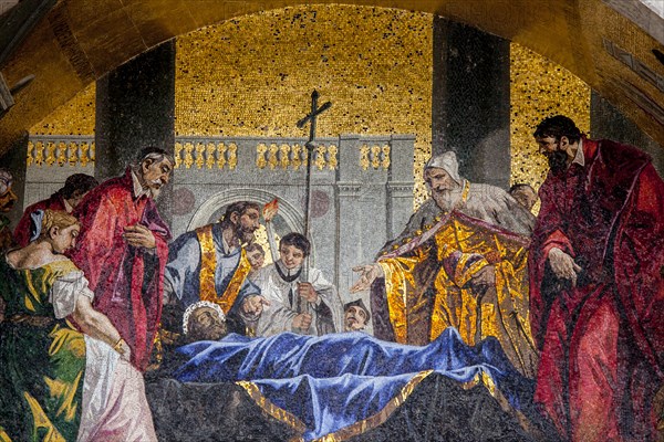 Mosaic of the Front Facade of the Basilica di San Marco