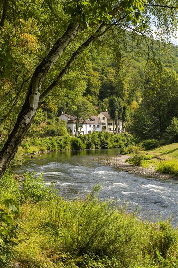 The river Lenne near Nachrodt