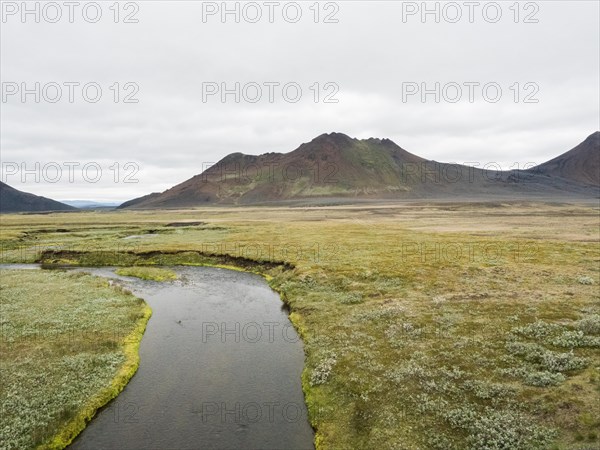 River in lonely landscape