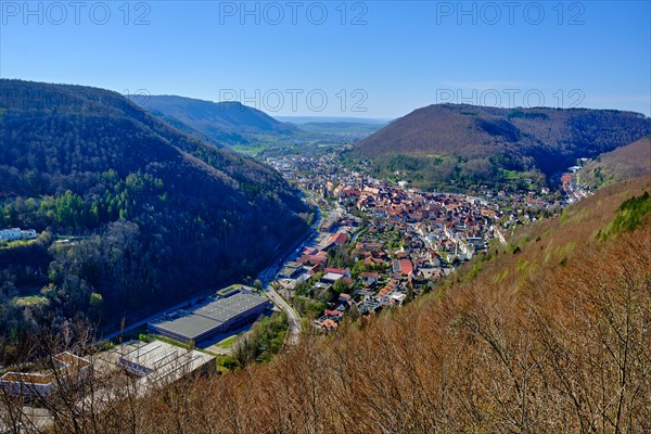 View from Michelskaeppele over Bad Urach