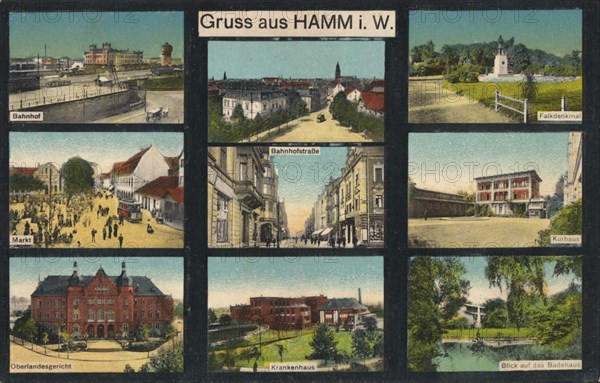 Greeting from Hamm in North Rhine-Westphalia