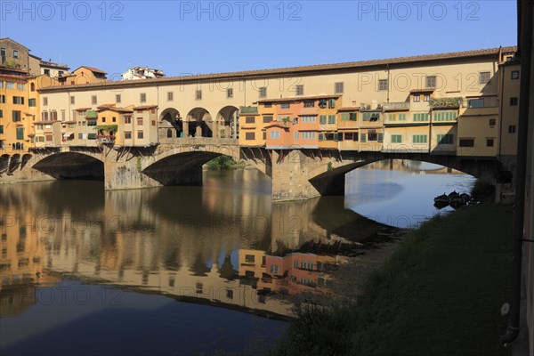 Reflection of the Ponte Vecchio in the Arno