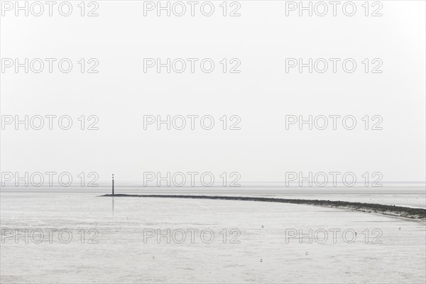 Stone groyne as coastal protection