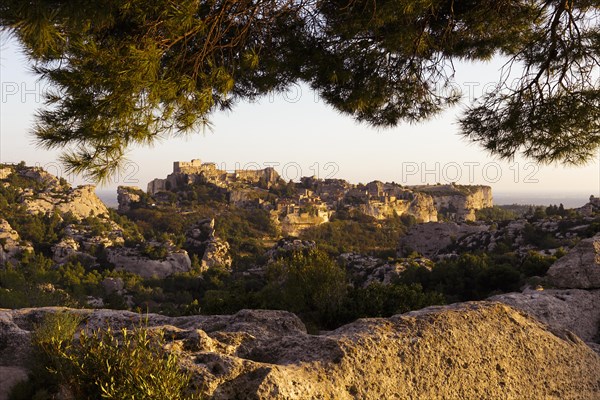 Les Baux-de-Provence in the evening sun