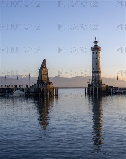 Harbour entrance of Lindau harbour