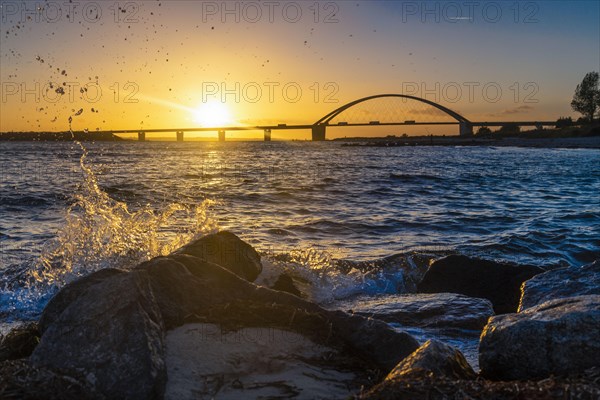 Sunset at the Fehmarnsund