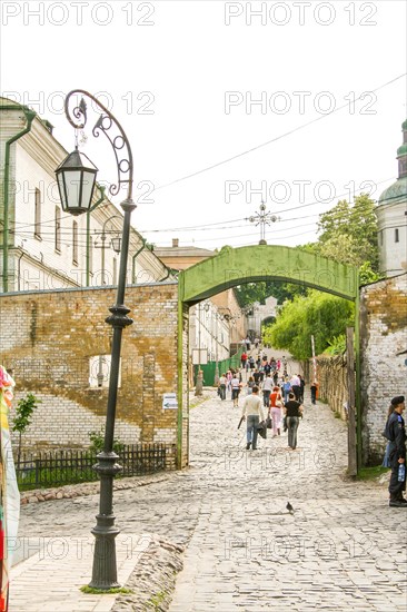 View of the ancient Kiev Pechersk Lavra of Kiev in Ukraine