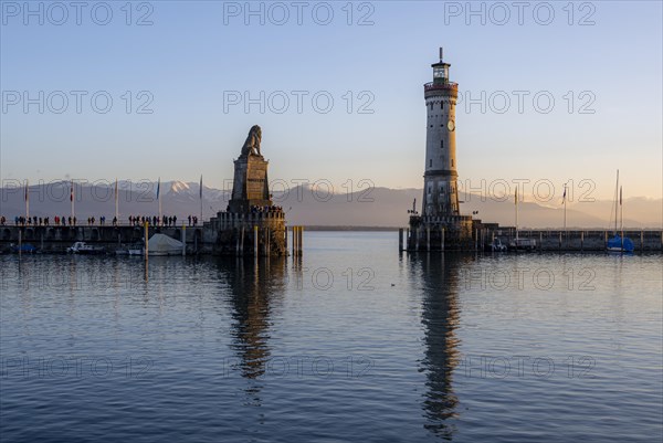 Harbour entrance of Lindau harbour