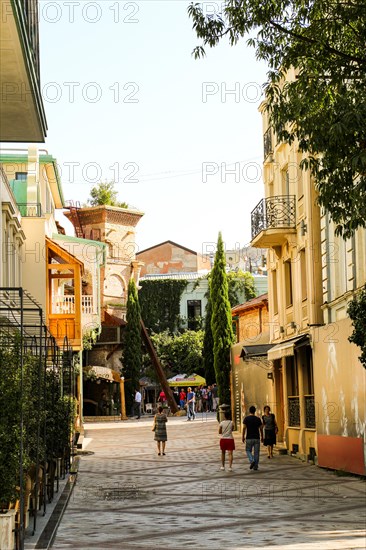 View of the streets of Tbilisi