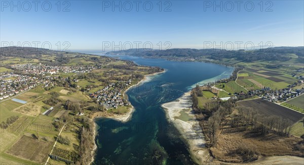 The outflowing Lake Constance