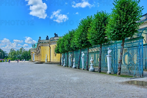Eastern portico and south side of Sanssouci Palace