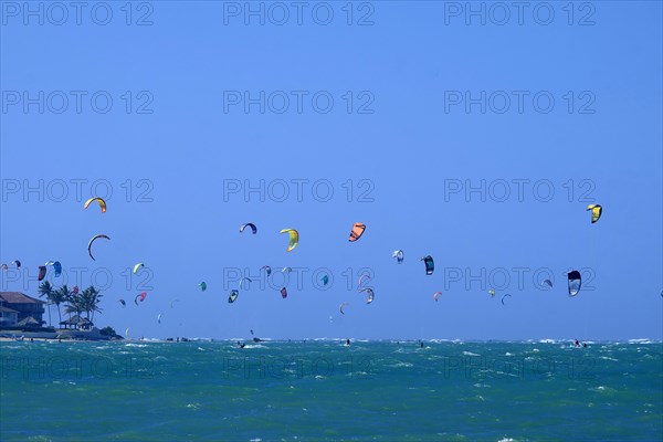 Kite surfers off Cabarete