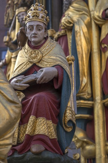 Figure at the Beautiful Fountain: St. Gregory