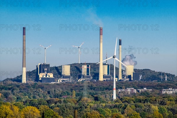 View of Scholven power plant of Uniper Kraftwerke GmbH