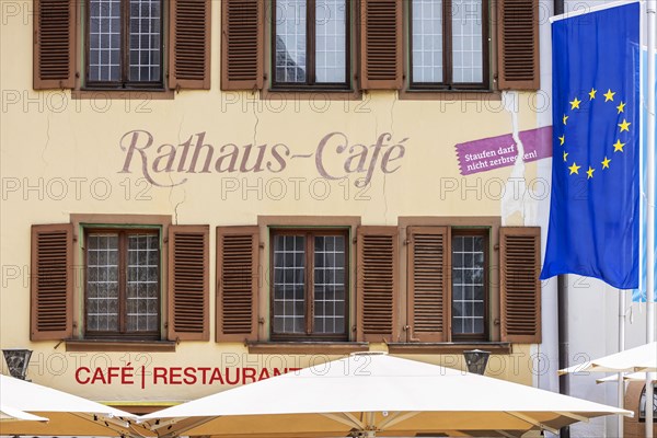 Town hall cafe in Staufen im Breisgau