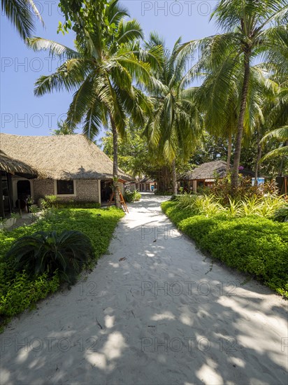 Holiday island in the Maldives