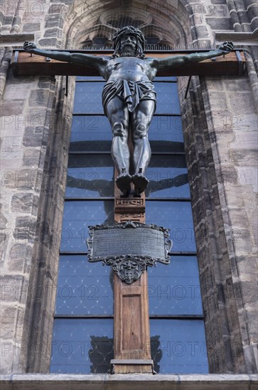 Large Jesus Cross at the Sebaldus Church