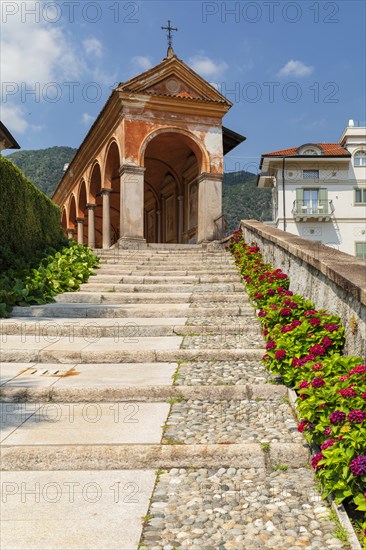 Stairway to the cloister of the parish church of Santi Gervaso e Protaso
