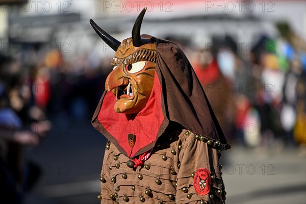 Narrenzunft Niesatzer Schellenteufel from Buehl-Niehsatz at the Great Carnival Parade