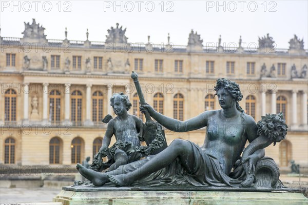 Garden facade of the Corps de Logis