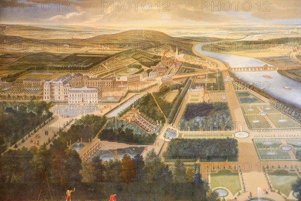 Painting Saint-Cloud Palace and Park